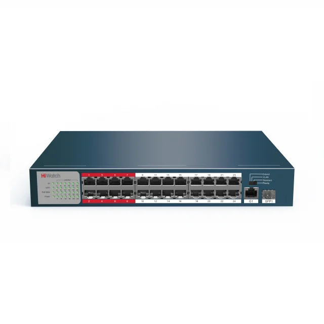 Коммутатор 24 портовый PoE DS-S2624P