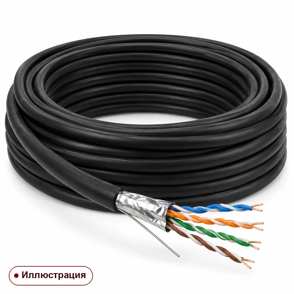 Кабель F/UTP 4*2*0.5 уличный